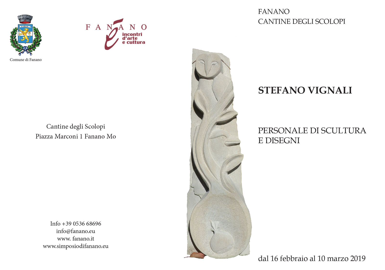 Mostra Stefano Vignali - Fanano